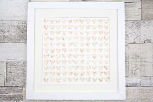 Watercolour Painting – Hearts