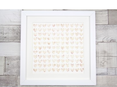 Watercolour Painting – Hearts