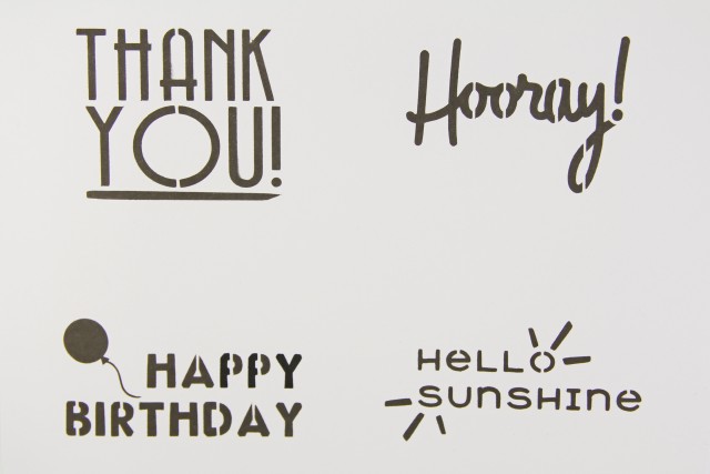 Stencil – Birthdays & Occasions