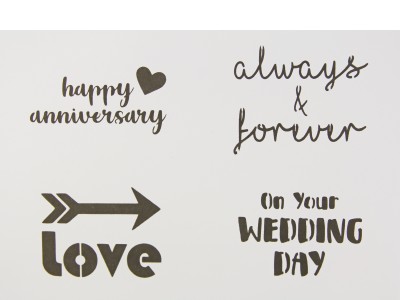 Stencil – Weddings & Anniversaries