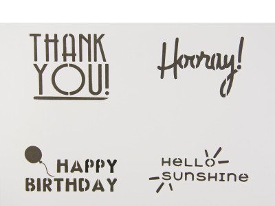 Stencil – Birthdays & Occasions