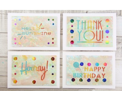 Smoosh & Foil Cards Craft Kit
