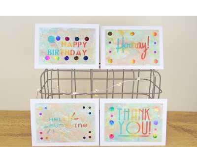 Options Used - Bright/Circles/Birthdays & Occasions/Rainbow