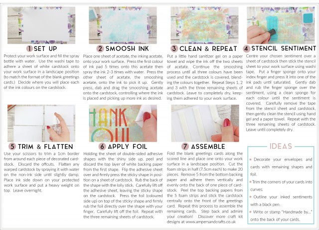Instructions – Back