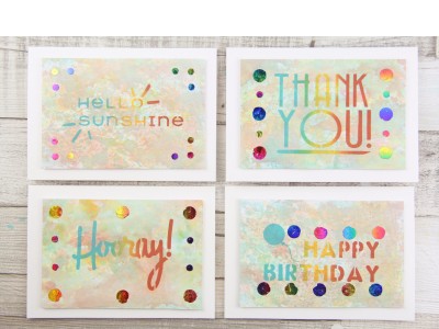Smoosh & Foil Cards Craft Kit