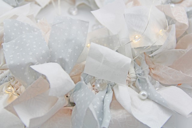 Rag Wreath Close-up