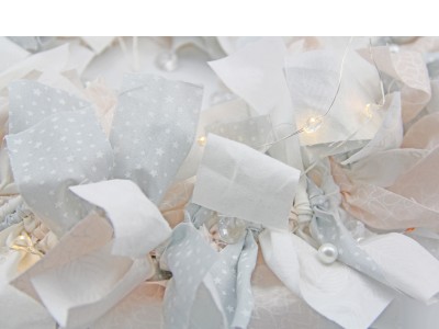 Rag Wreath Close-up