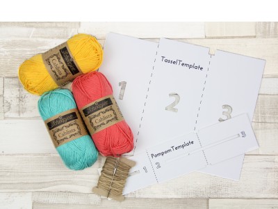 Yarn Garland Kit Contents