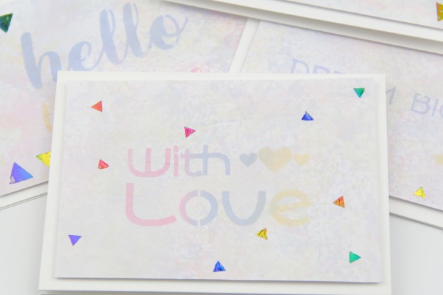 Smoosh & Foil Cards Kit Close-up